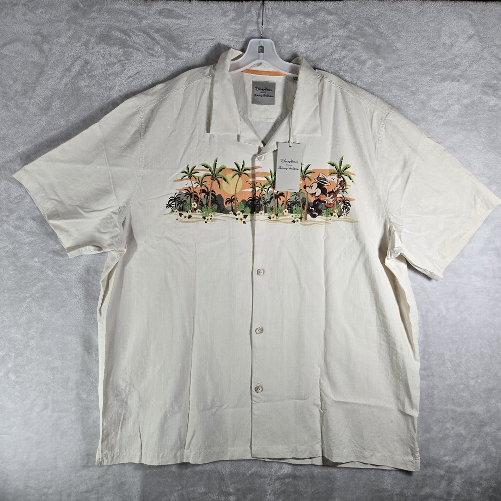 Tommy Bahama Disney Parks Mickey Mouse Button Up Camp Shirt Size 3XL XXXL NWT